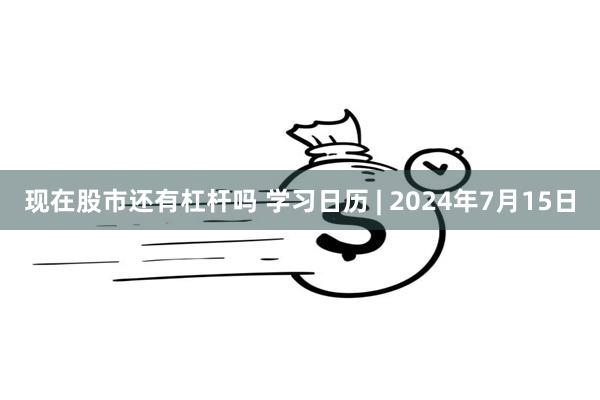 现在股市还有杠杆吗 学习日历 | 2024年7月15日